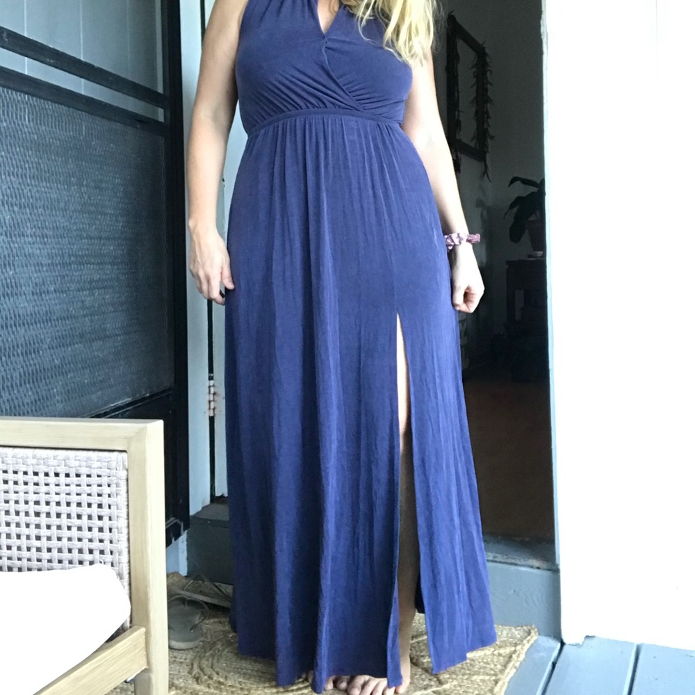 Anthropologie Dress Navy Blue